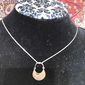 Beautiful Women White Purse Necklace